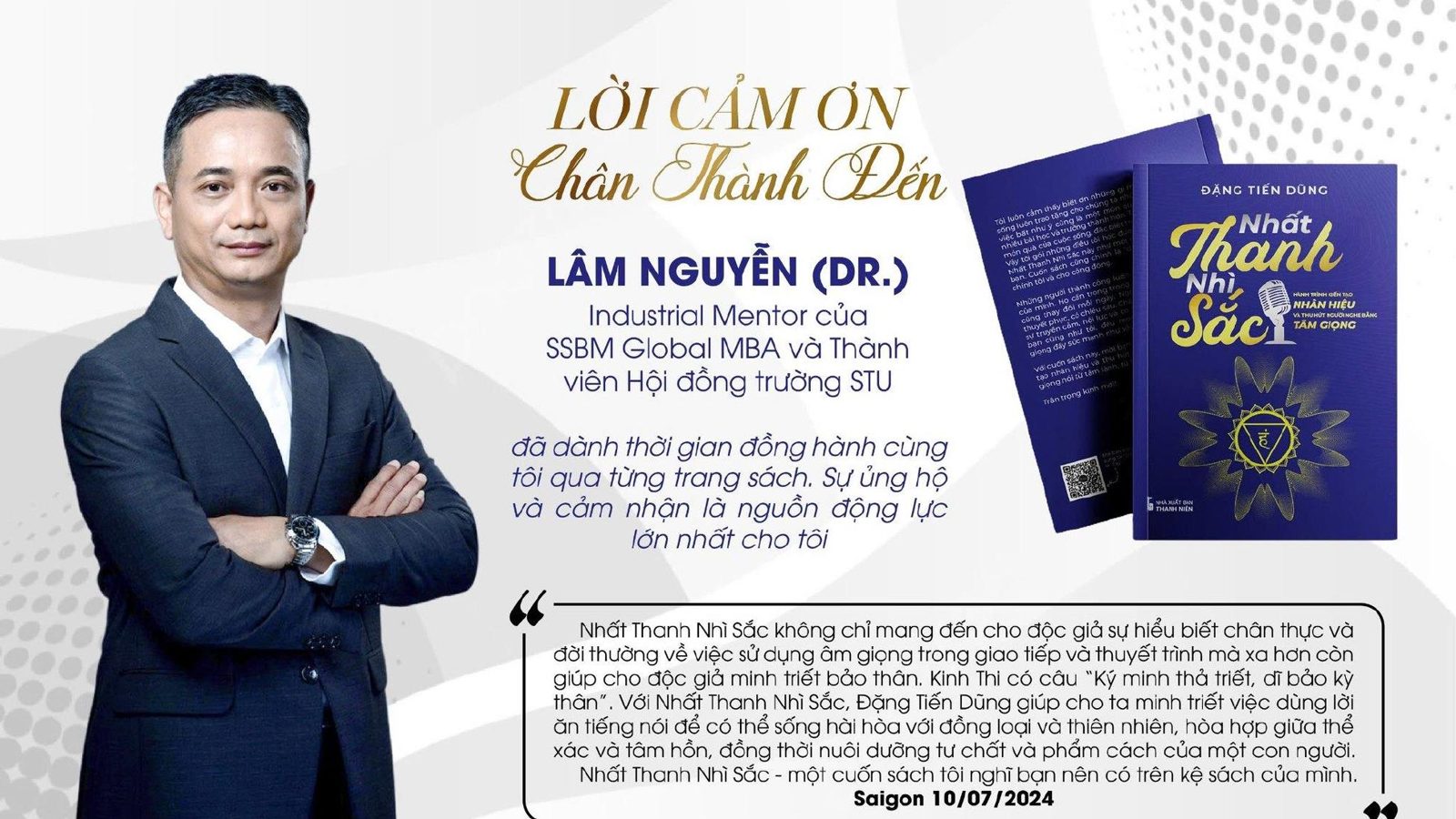 Cảm nhận về sách Nhất Thanh Nhì Sắc — Lâm Nguyễn (Dr.)