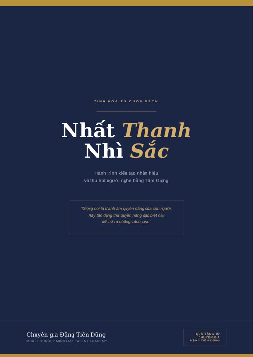 Bìa sách Nhất Thanh Nhì Sắc — Đặng Tiến Dũng